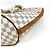 Borsa a Spalla Louis Vuitton Damier Azur Pompron GM Bianco - vista 4