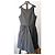 Abito Alaïa nero in cotone con ricami floreali - vista 8