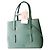 Borsa Alaïa Mina in pelle verde