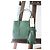 Borsa Alaïa Mina in pelle verde - vista 10