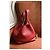 Hermès Picotin 18 Borsa in pelle taurillon clémence rossa Rosso - vista 3