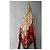 Foulard Dior in seta rosso e giallo floreale - vista 12