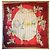 Foulard Dior in seta rosso e giallo floreale - vista 5