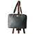 Borsa da viaggio Chanel in pelle caviar verde abete