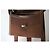 Borsa Hermès Attelle in tela e pelle box marrone - vista 8