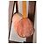 Borsa Céline in suede rosa con logo Triomphe - vista 4