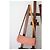Borsa Céline in suede rosa con logo Triomphe - vista 6