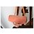 Borsa Céline in suede rosa con logo Triomphe - vista 7