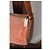 Borsa Céline in suede rosa con logo Triomphe - vista 8