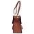Borsa a Spalla Fendi Flip Small Marrone - vista 3