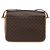 Céline CELINE Macadam Canvas Schultertasche aus PVC-Leder in Braun Gold Auth ki5724 Golden - Ansicht 2