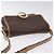 Céline CELINE Macadam Canvas Schultertasche aus PVC-Leder in Braun Gold Auth ki5724 Golden - Ansicht 6