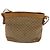 Céline Borsa a spalla in tela Macadam CELINE beige oro Auth bs25460 D'oro - vista 2