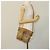 Céline Borsa a spalla in tela Macadam CELINE beige oro Auth bs25460 D'oro - vista 20