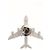 LOUIS VUITTON Spilla Comics metallo Bianco MP3311 LV Auth 122853 - vista 6