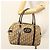 Bolsa de mão em lona Trotter Christian Dior marrom ouro Auth 120616 Dourado - vista 22