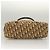 Bolsa de mão em lona Trotter Christian Dior marrom ouro Auth 120616 Dourado - vista 5