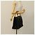 Bamboo Borsa a mano GUCCI in bambù in suede nero e oro Auth mr1297 D'oro - vista 20