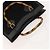 Bamboo Borsa a mano GUCCI in bambù in suede nero e oro Auth mr1297 D'oro - vista 6