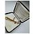 Cravatta vintage Givenchy Money Clap dorata D'oro - vista 8