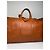 Keepall Borsa da viaggio vintage Louis Vuitton in pelle EPI marrone arancione - vista 14