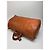 Keepall Borsa da viaggio vintage Louis Vuitton in pelle EPI marrone arancione - vista 8