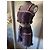 Conjunto Chanel de tweed com crop top e mini short rosa Multicor - vista 2
