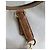 Bolso de mano Hermès Trim de lona beige y cuero camello - vista 11