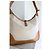 Bolso de mano Hermès Trim de lona beige y cuero camello - vista 5