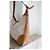 Bolso de mano Hermès Trim de lona beige y cuero camello - vista 7
