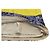 Parosh Top in seta con paillettes blu e giallo senza maniche M Multicolore - vista 7