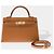 Hermès Sac HERMES Kelly Mini en Cuir Doré - 102662