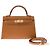 Hermès Sac HERMES Kelly Mini en Cuir Doré - 102662 - vue 2