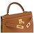 Hermès Sac HERMES Kelly Mini en Cuir Doré - 102662 - vue 7
