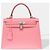 Hermès Sac HERMES Kelly 25 en Cuir Rose - 102663