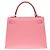 Hermès Sac HERMES Kelly 25 en Cuir Rose - 102663 - vue 5