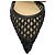 Jimmy Choo Black Basette Pearl Embellished Raffia and Nappa Leather Flat Mules - view 5