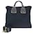 Prada Tessuto Saffiano Nylon Leather 2way Bag Black  ref.2229128