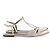 Sandalias planas Jil Sander de piel kaki - vista 3
