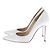Gianvito Rossi Décolleté bianchi "105" Bianco - vista 3