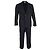 Completo color-block Dries Van Noten in cotone blu e nero Blu navy