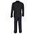 Completo color-block Dries Van Noten in cotone blu e nero Blu navy - vista 3