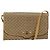 Gucci Borsa a spalla Micro GG Supreme PVC Beige Oro Auth BA1958 D'oro