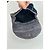 Clutch in suede vintage Bottega Veneta blu navy e bianco - vista 11