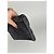 Clutch in suede vintage Bottega Veneta blu navy e bianco - vista 3