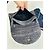 Clutch in suede vintage Bottega Veneta blu navy e bianco - vista 6