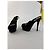 Décolleté in suede vintage Yves Saint Laurent Nero - vista 4