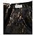 Saint Laurent, camisa dorada metálica con estampado paisley Negro Dorado - vista 7