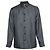 Camicia con stampa greca bianca e nera di Versace Nero Bianco