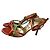 DOLCE & GABBANA sandali nuovi in raso arancione e verde taglia 38 Multicolore